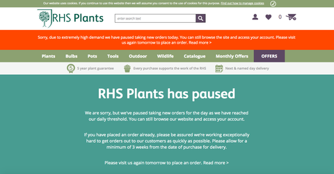 RHS Plants -verkkosivusto