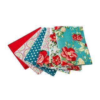 Pioneer Woman Vintage -kukkakangas Fat Quarter -paketti