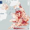Ison-Britannian murtokampanjat paljastuivat interaktiivisessa sosiaalisen median rikoskartassa