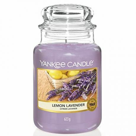 Yankee Candle Lemon Lavender Suuri purkkikynttilä 
