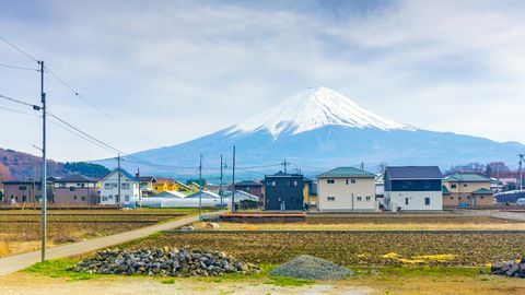 Maaseutualue Yamanashissa, Japanissa