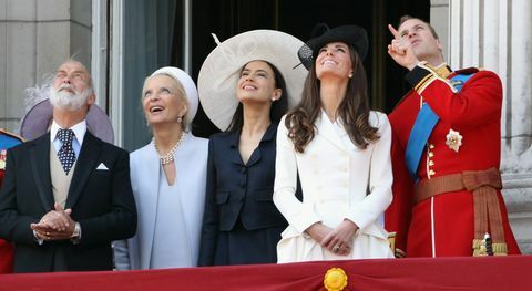 Kate Middleton näyttelyssä Trooping the Color 2010