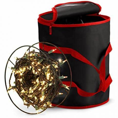 Premium Christmas Light -säilytyslaukku metallikeloilla