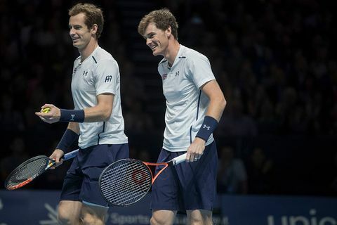 Andy ja Jamie Murray - kaksinkertaistaa tennisottelua