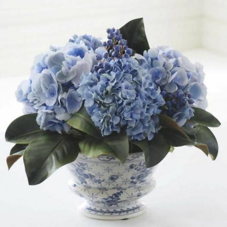 Chinoiserie sekoitettu hortensia ja mustikka