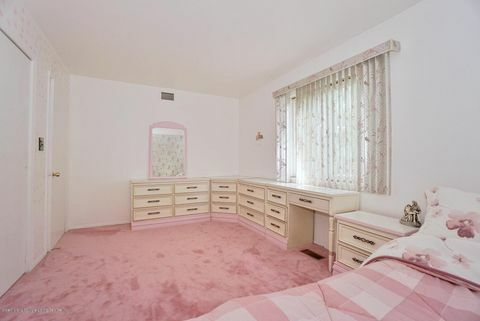 vaaleanpunainen 1970 makuuhuone