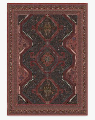 Zareen 5x7 matto, Oxblood Red 