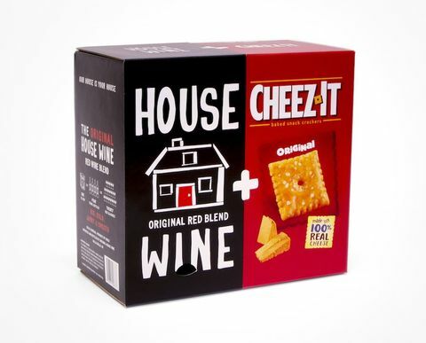 Talon viini + Cheez-It