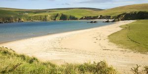 unst shetland island beach