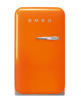 Smeg 1,5 cu ft. Kompakti jääkaappi, oranssi