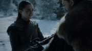 Parhaat reaktiot Arya Starkiin yhdistämiseen Jon Snow: n kanssa Thrones Game of Troonin 8. kaudella