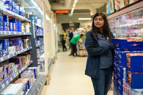 lidl-myymälä, tottenham Court Road Lontoossa