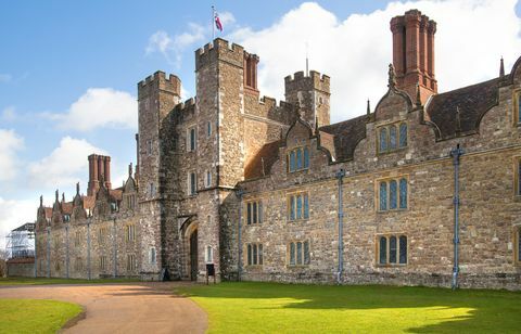 Knole House - vanha englantilainen kartano Sevenoaksissa, Iso-Britannia