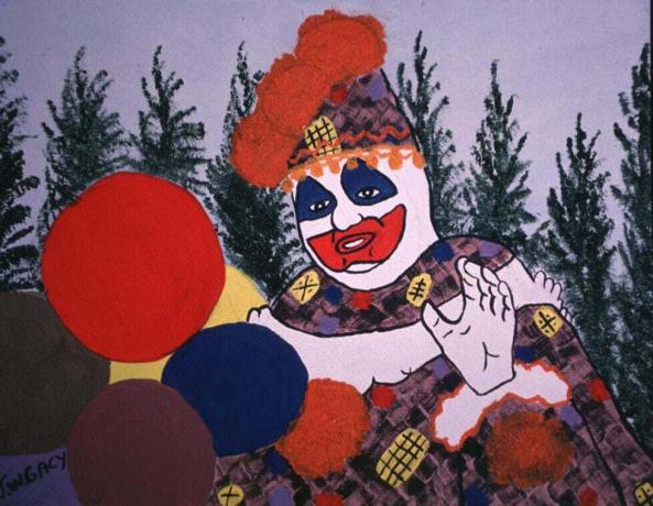 john wayne gacy alkuperäinen taideteos näyttely club usa: ssa