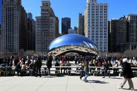Chicagon kaupunkimaisemat ja kaupunkinäkymät