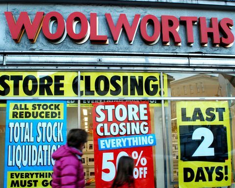 woolworths lopettaa brighton england joulukuu 2008