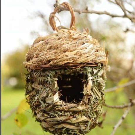 Puutarha Bird House luonnollinen ympäristöystävällinen lintulaatikko