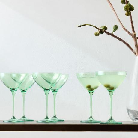 Estelle Colored Glass Martini -lasit