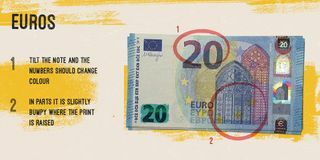 Eurot - väärennetyt merkit