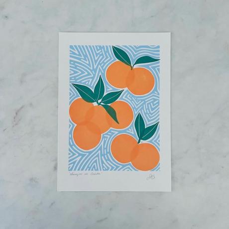 Appelsiinit A4 Print - Naranjas de Sevilla