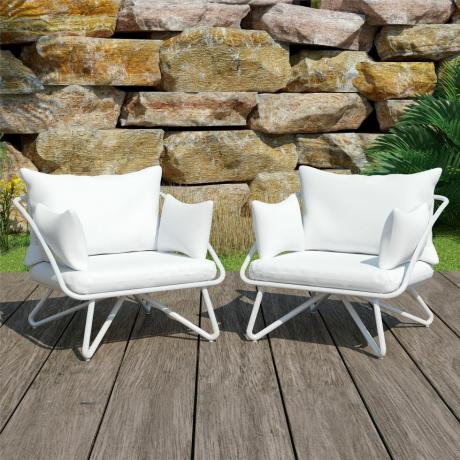 Teddi Outdoor Lounge -tuolit (2 kpl setti)