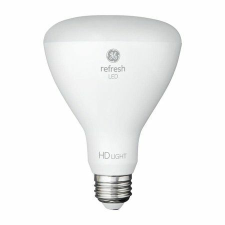 GE Refresh 2-Pack 65 W: n ekvivalentti himmennettävä Daylight Br30 LED -valaisimen lamppu