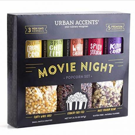 Move Night Popcorn -ytimet ja maustelajikepaketti