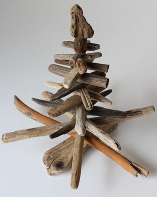 Driftwood joulukuusi puun koristelu