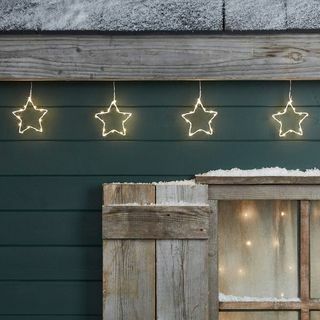 Micro Fairy Light Star Garland