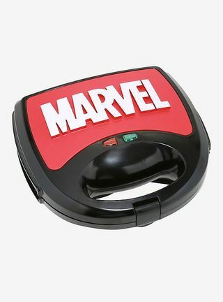 Marvel Eat the Universe -logo kolmiulotteinen vohvelilaite