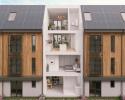 Kaunis uusi rakennus ekologisia asuntoja merinäköalalla myytävänä Cornwallissa