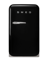 Smeg 1,5 cu ft. Kompakti jääkaappi, musta