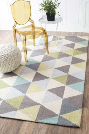 Wayfair geometrinen pastellitulontamatto