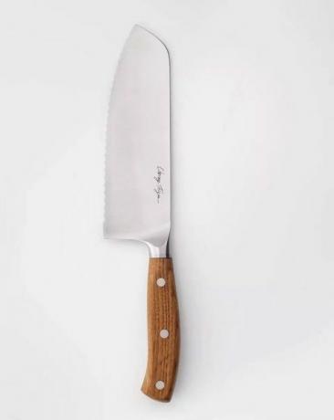 Chrisy Teigenin hammastettu Santoku-veitsi