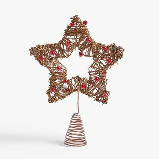 Berry Star Tree Topper, punainen