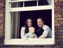 Prinssi William ja Kate perheen muotokuva