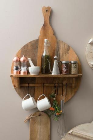Pyöreä puinen hylly, valmistaja Kitchen Craft, Wayfair