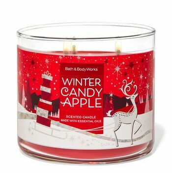 Winter Candy Apple 3-sydänkynttilä
